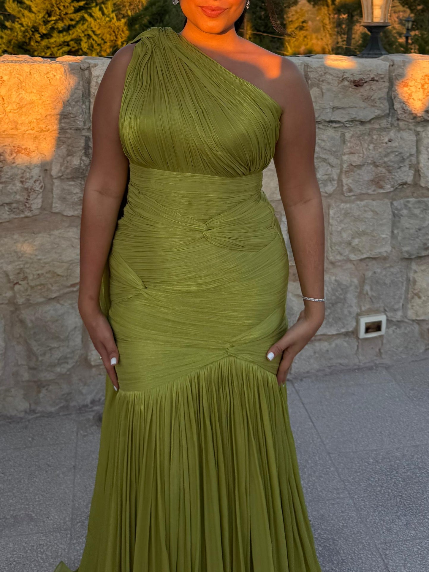 Green Organza Dress
