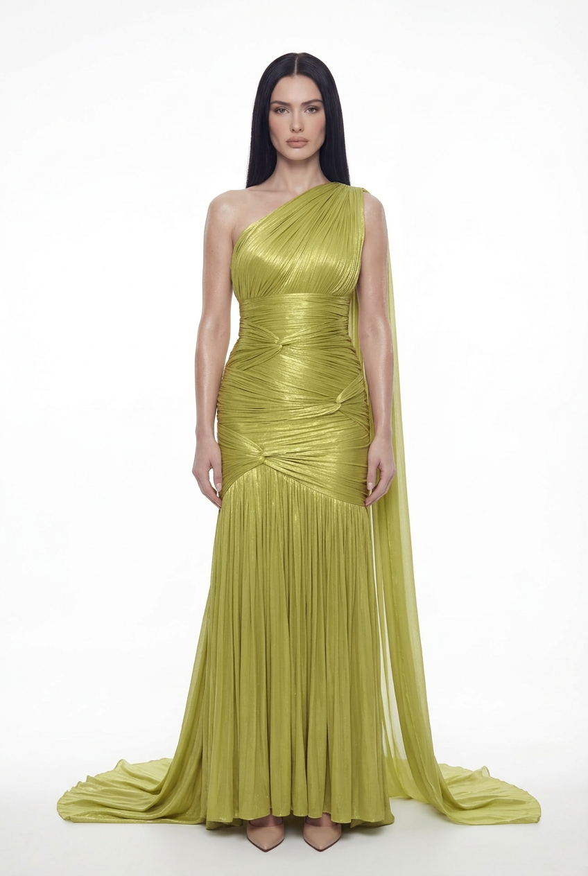 Green Organza Dress